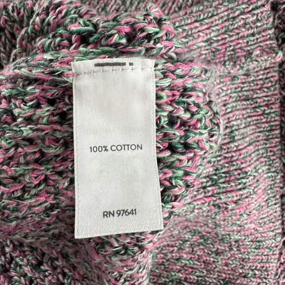 J. Jill Crochet Knit Cardigan Sweater 4X Cotton V-Neck Slouchy NWOT CJ-2156 - Picture 11 of 12